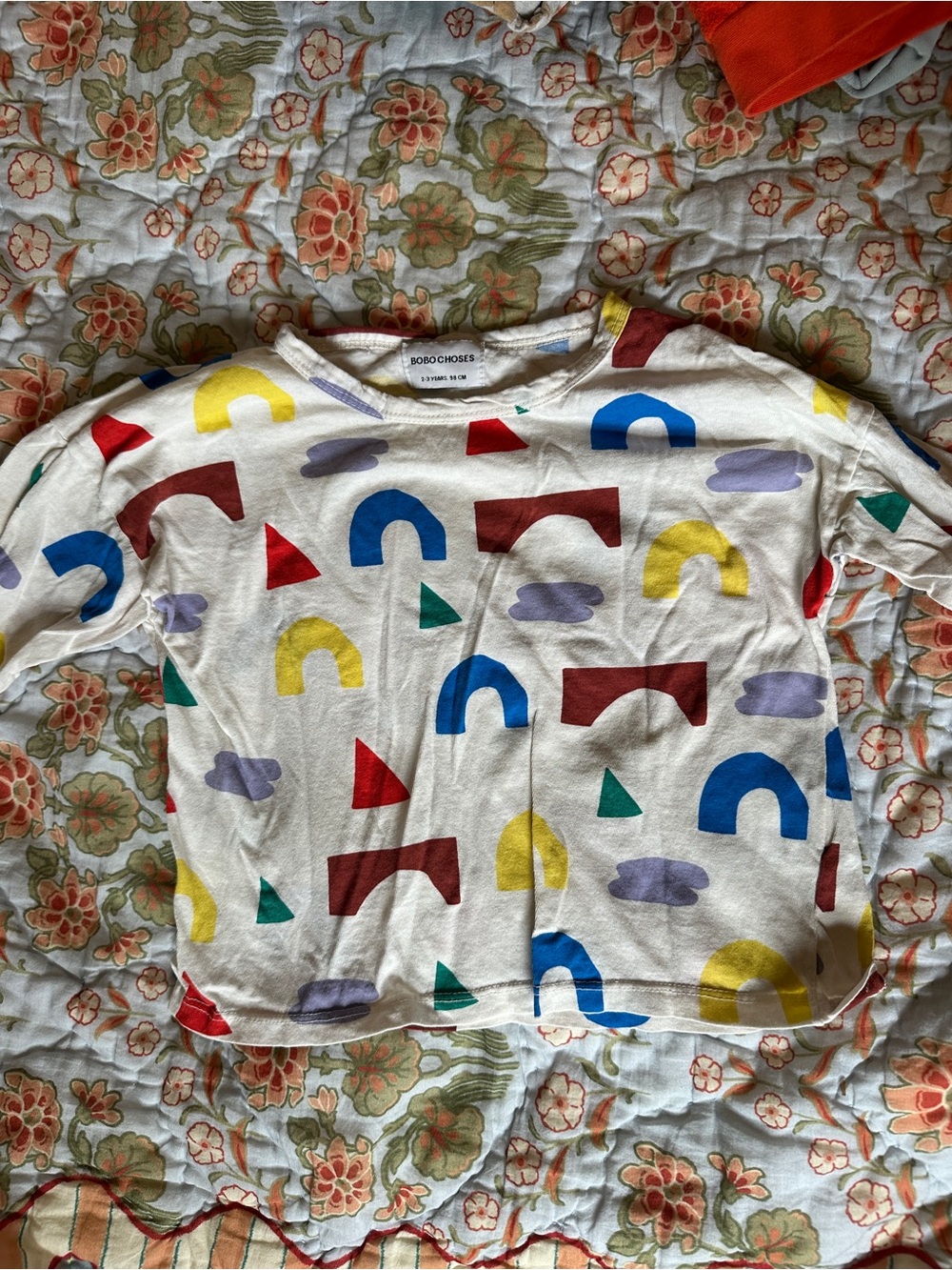 Bobo Choses abstract blocks long sleeve